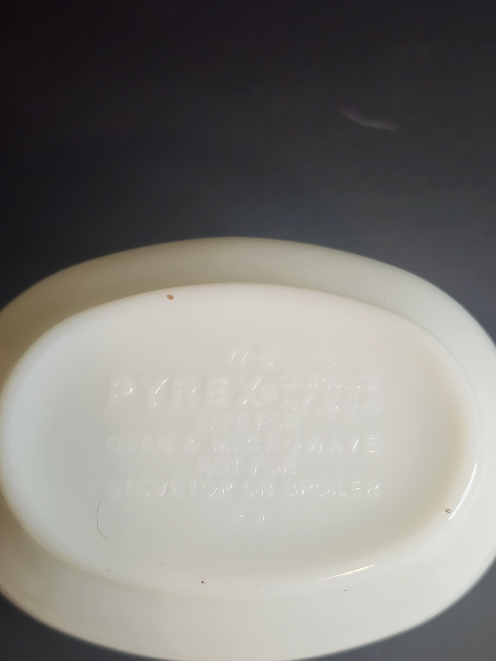 Pyrex Vintage Gravy Boat and Saucer  Green Spring Blossom (Crazy Daisy). - Picture 11 of 11
